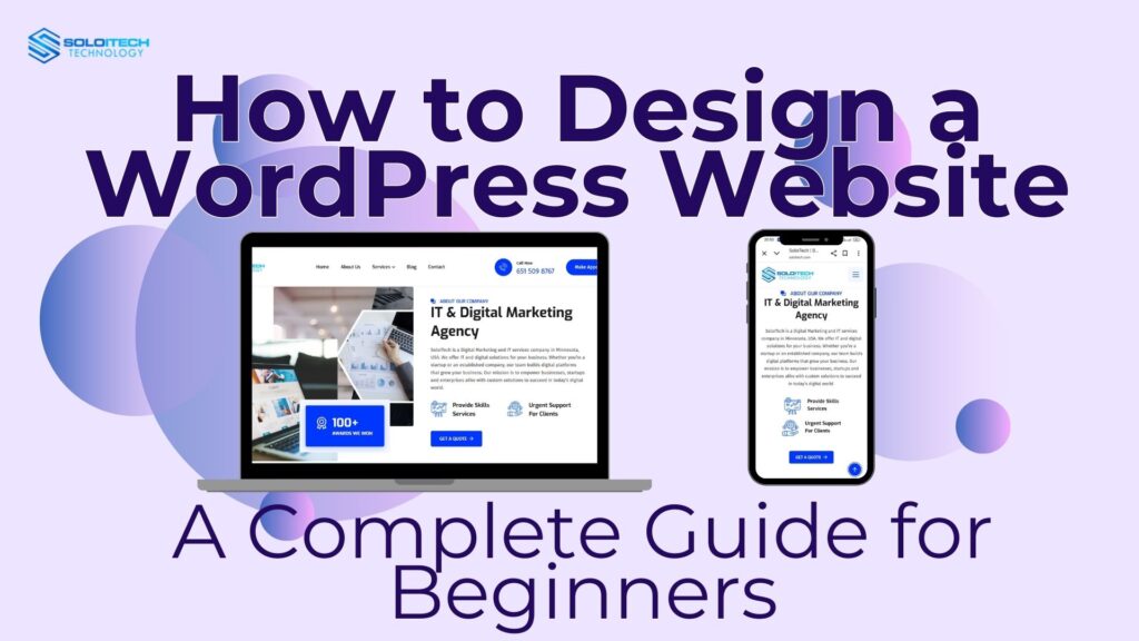 Beginner’s guide to WordPress website design with step-by-step process
