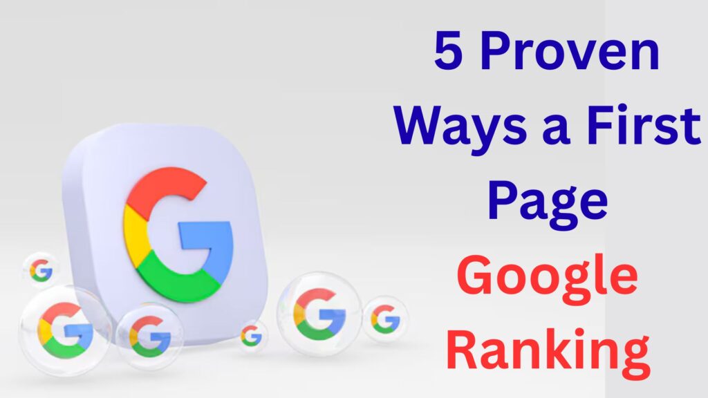 A business website appearing on the first page of Google search results symbolizes high credibility, trust, and strong online visibility.