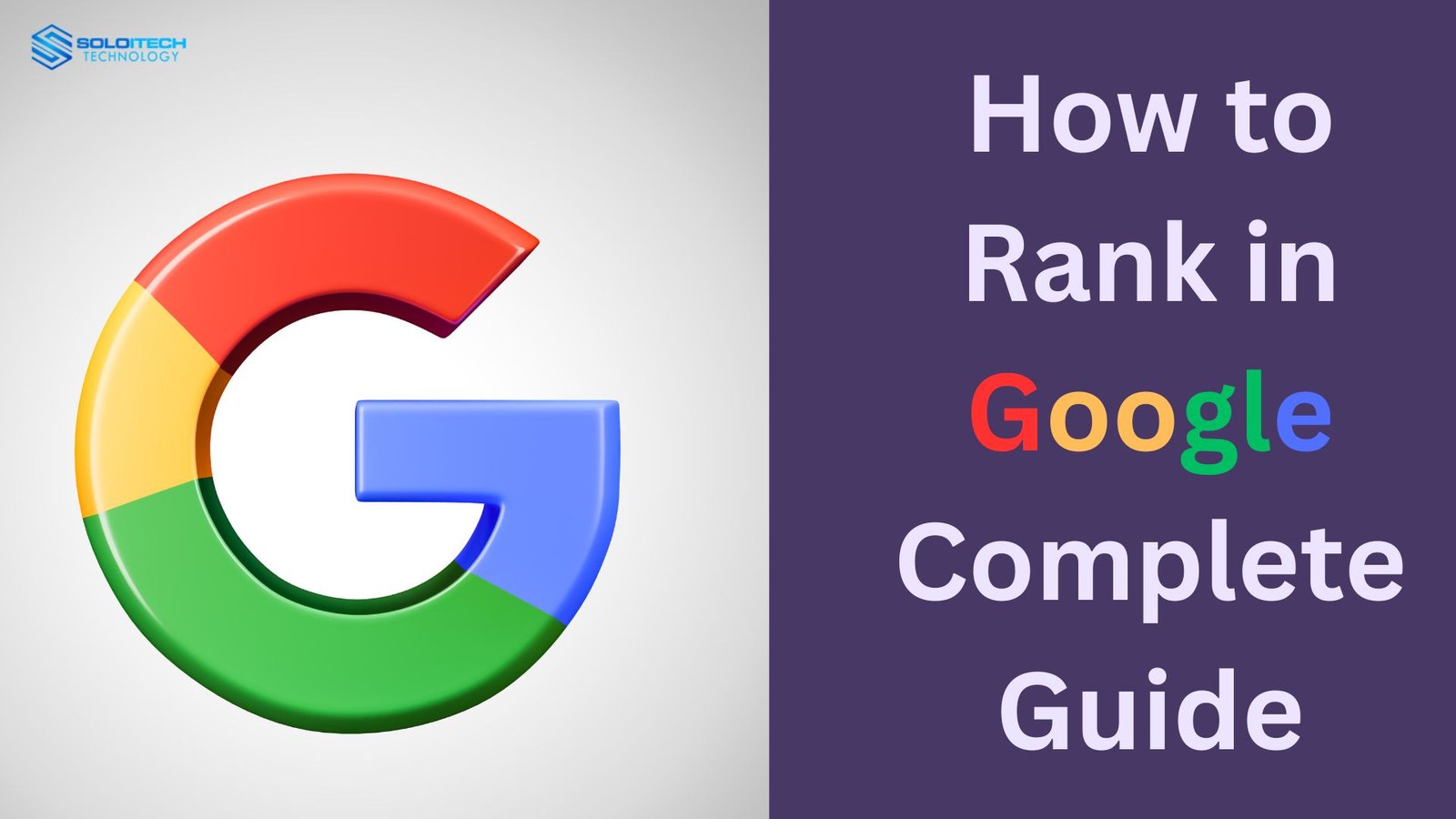 SEO strategy guide on how to rank your website in Google