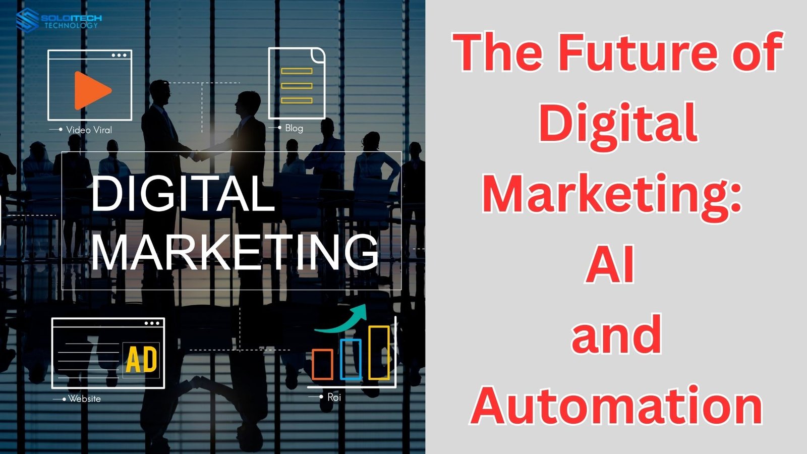 Future of digital marketing with AI, automation, and personalization.