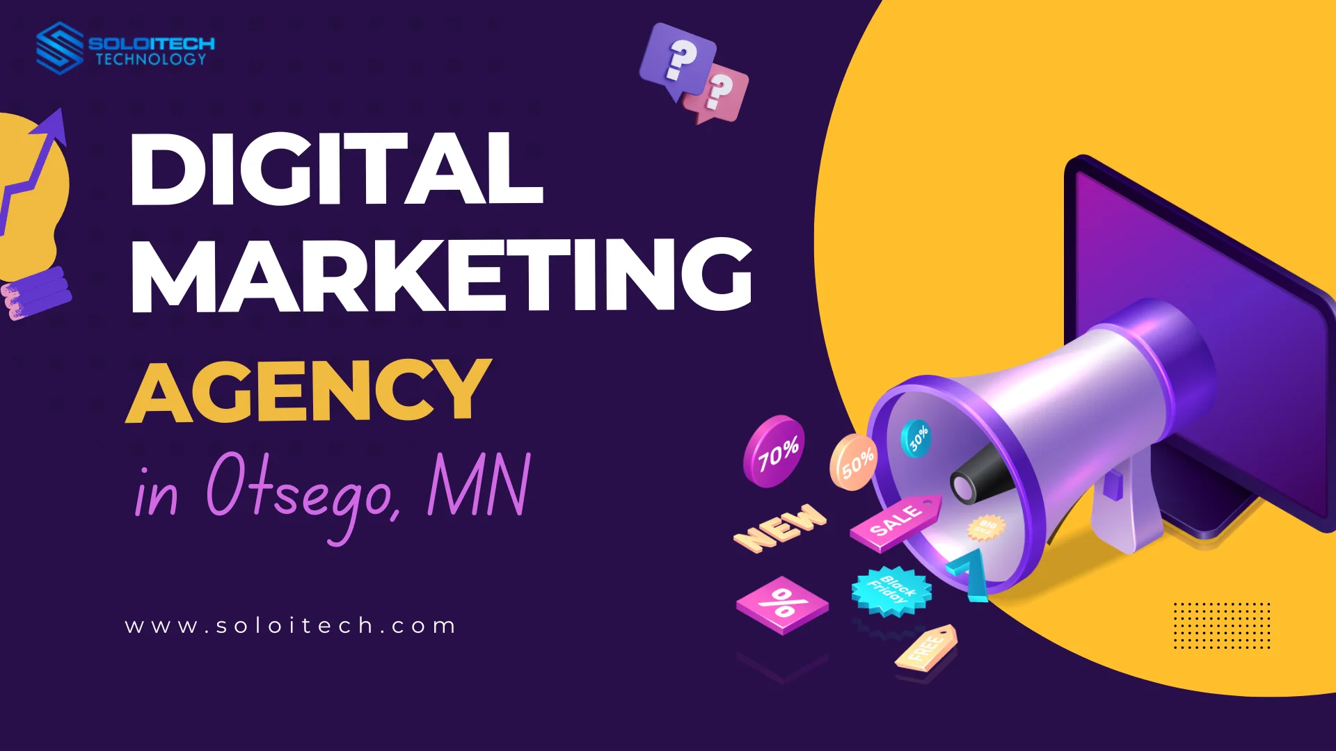 SoloItech Technology providing professional digital marketing services including SEO, PPC, and social media marketing for businesses in Otsego, Minnesota.