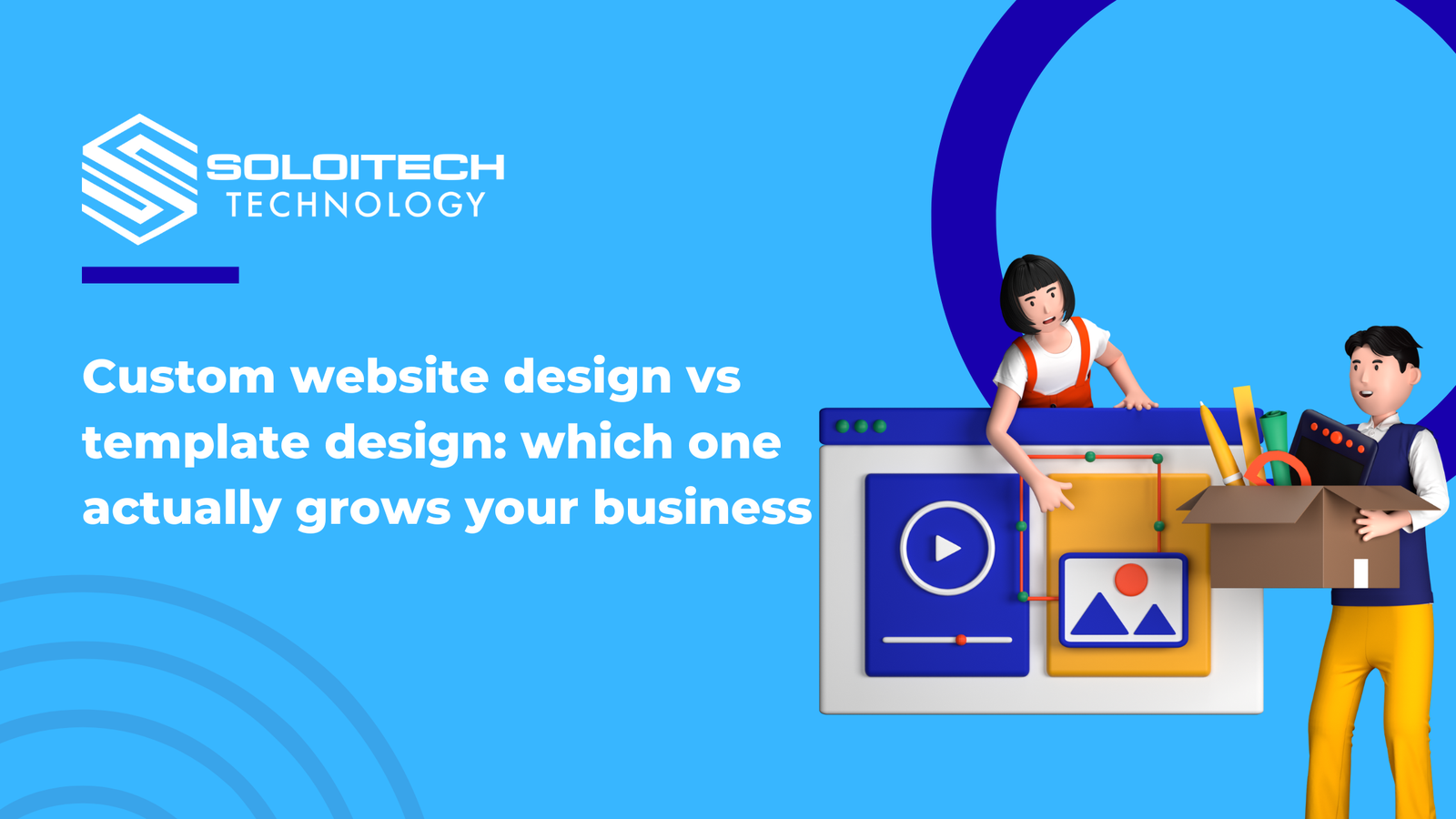 Custom web design for business growth